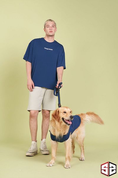 salya store Indigo People Oversize Unisex Pou Series Dog Clothing