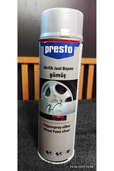 Presto Gümüş Jant Sprey Boya (500ML)
