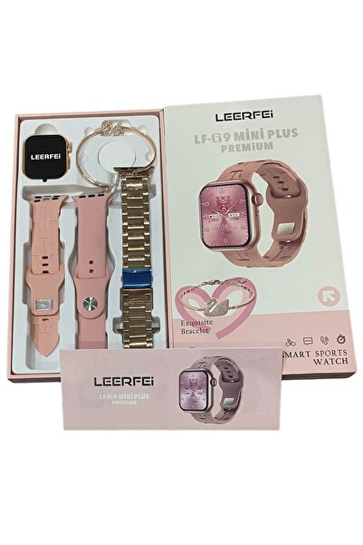 Wintoup G9 Mini New Gift Box Kadın Akıllı Saat 3 Kordon Bileklik Hediyeli Saa...