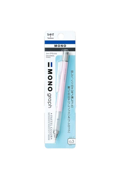 Tombow : Mono Graph Mekanik Kurşun Kalem : 0,3 mm : Sakura Pembe