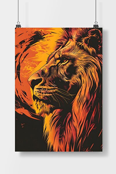 Luna Marissa Αφίσα με λιοντάρι χωρίς πλαίσιο τοίχου