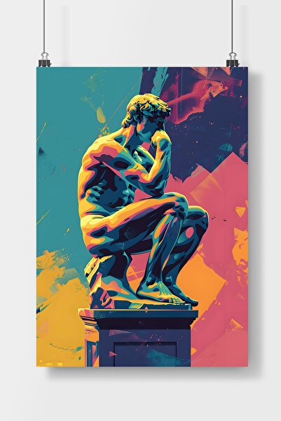 Luna Marissa Αφίσα "Ο άνθρωπος που σκέφτεται" Αφίσα τοίχου χωρίς πλαίσιο