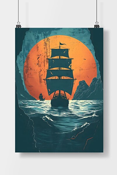 Luna Marissa Αφίσα πειρατικού πλοίου χωρίς πλαίσιο τοίχου