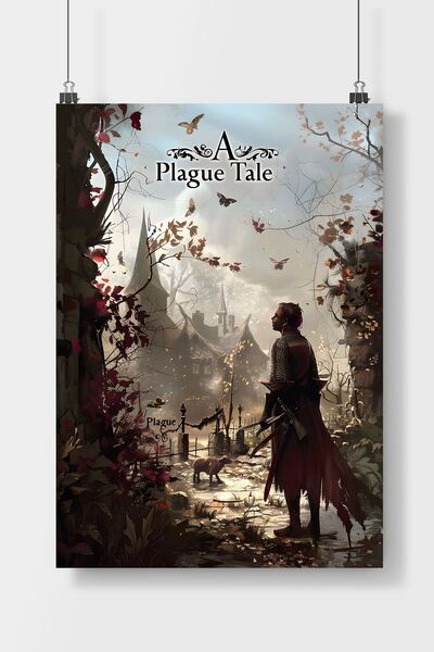 Luna Marissa Μια αφίσα τοίχου χωρίς πλαίσιο με τίτλο "A Plague Tale Requiem"