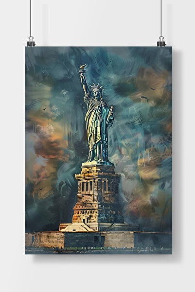 Luna Marissa Αφίσα Άγαλμα της Ελευθερίας Αφίσα τοίχου χωρίς πλαίσιο