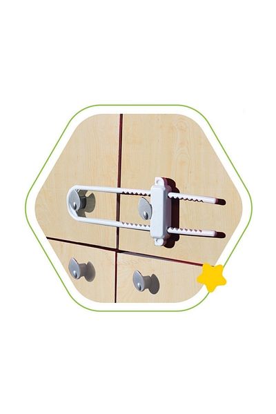 WAPPA 1 Piece Rail Baby and Child Safety Safety Lock - Cabinet Lock