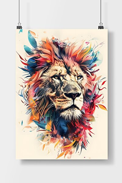 Luna Marissa Αφίσα με λιοντάρι χωρίς πλαίσιο τοίχου