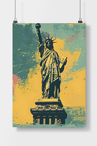 Luna Marissa Αφίσα Άγαλμα της Ελευθερίας Αφίσα τοίχου χωρίς πλαίσιο