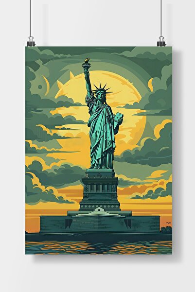 Luna Marissa Αφίσα Άγαλμα της Ελευθερίας Αφίσα τοίχου χωρίς πλαίσιο