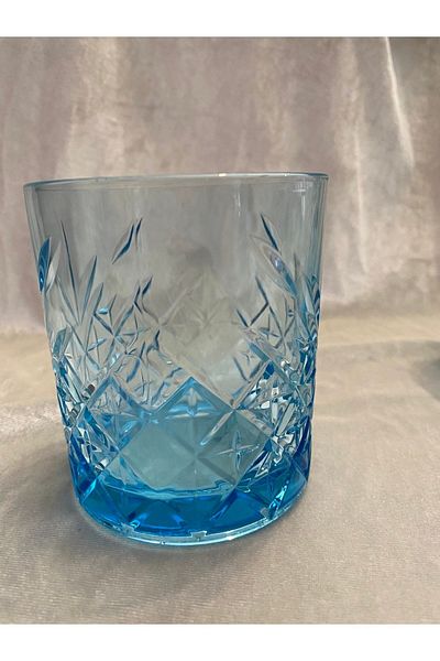 Paşabahçe Timeless Set of 4 Blue Soft Drink Glasses 345 Cc - 52790