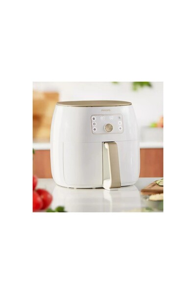 Philips Airfryer Xxl Smart Sensing Star White Fritöz, 1.4 Kg, 7.3 L Kapasite 1.4 Kilogram , Beyaz