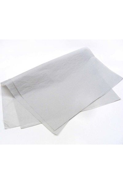 roco paper ورق قطيفة - أبيض 17 جم/م. 50x70 سم - عبوة من 25 قطعة