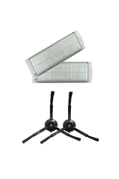 srfn ticaret Xiaomi Mop 2 Pro MJST1SHW - Set Hepa și perie laterală (negru) -...