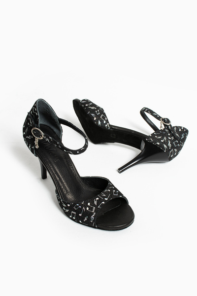 volarescarpe حذاء رقص ميلودي تانجو للنساء - جلد طبيعي، ظهر مغلق ونعل من الجلد...