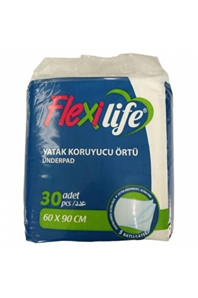 Flexi Life Flexilife Hasta Altı Bezi Serme Yatak Koruyucu Örtü 60x90 Cm 30 Adet