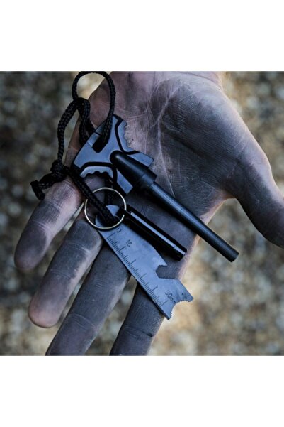 CMT Acil Durum Magnezyum Çubuk Çakmaktaşı Hayatta Kalma Ateş Başlatıcı Çakmak...