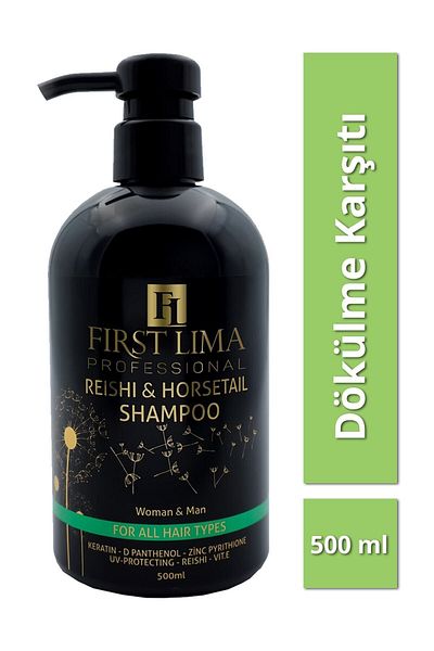 First Lima Professional Reishi & Horsetail Shampoo - Anti-Spill & Growth Supported