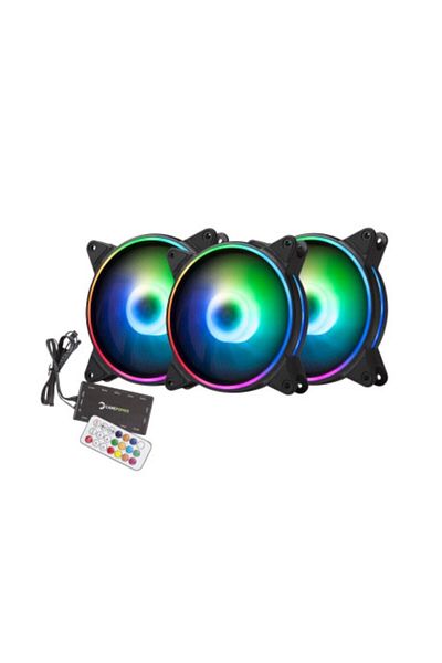 GamePower طقم مروحة توربين الهواء Argb/rgb 3*12 سم
