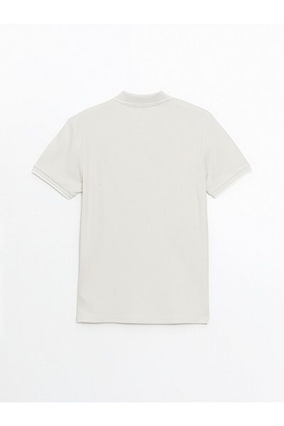 LC Waikiki Pánské tričko LCW Polo Collar Short Sleeve Pique