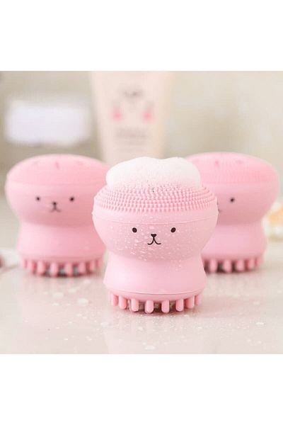 KOSECo Octopus Shaped Peeling Silicone Facial Cleansing Brush