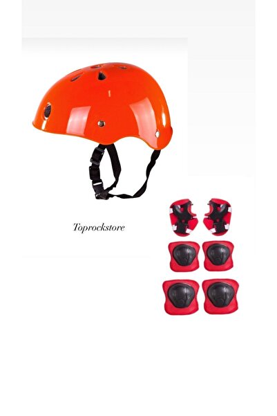 TOPROCKSTORE Çocuk Kask Dizlik Dirseklik Kemik Set 7 Parça