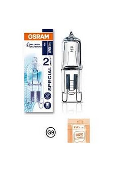 Osram 2 ADET Osram 66740 40w Halopin Fırın Ampul G9 Duy 2700k