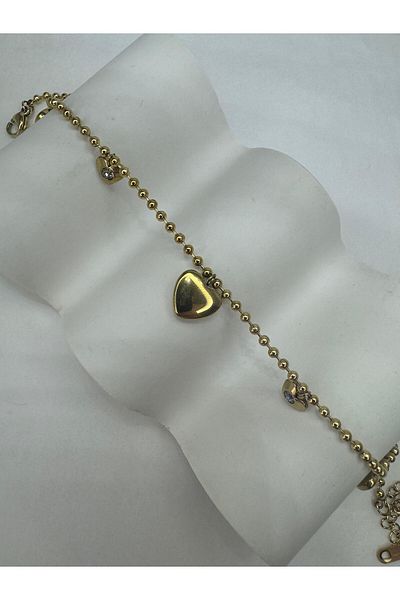 CT STONES Steel Anklet