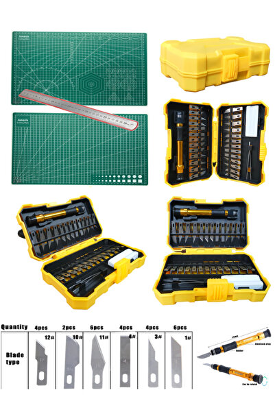 GLANCE 29 Parça Çok Fonksiyonlu Hobi Kretuar Seti A3 Kesim Matı