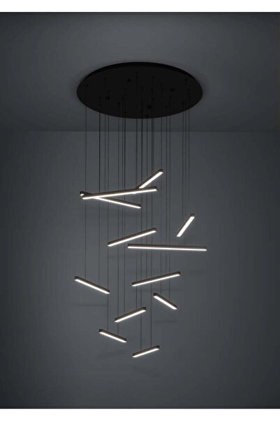 Eglo 390351 Iç Mekan " Lındoza " Siyah Renk Dökme Çelik Sarkıt Lamba Ip20 Led...