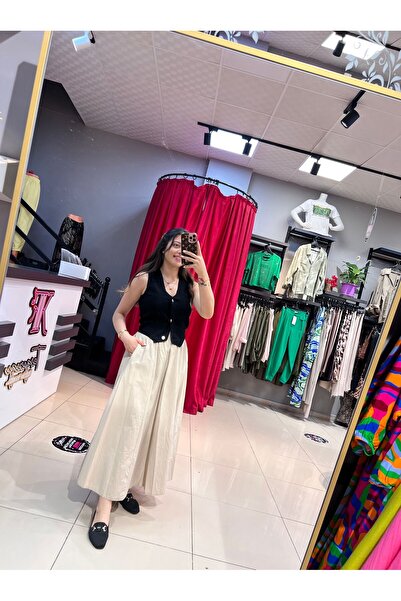 KADIKÖY FASHİON Poplin Kumaş Etek