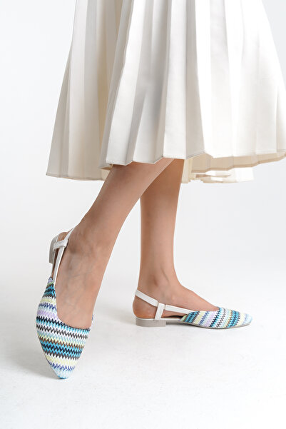 tomıross Gisele Дамски сандали с детайли от слама, с елегантен заострен връх ...