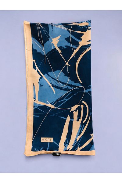 Akel Κασκόλ με παστέλ μοτίβο 95x95