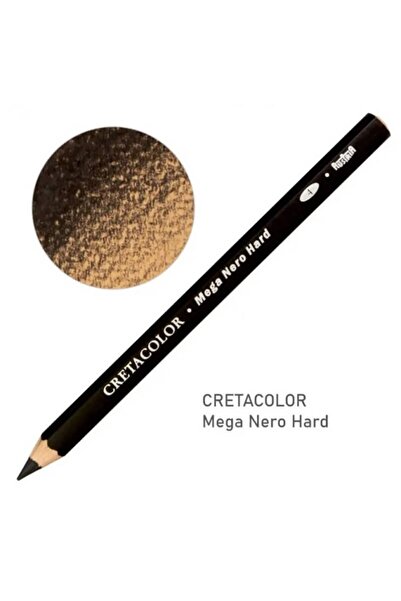 CretaColor قلم ميجا نيرو - قلم فحم زيتي صلب 461 48 (قطعة واحدة)