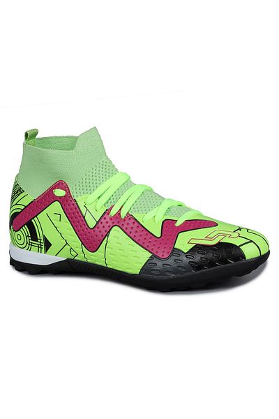 Jump 29683 Green Football Cleats - Socks, Astroturf Shoes