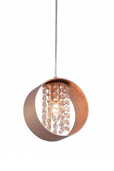 Fix Home Sarkıt Gold Metal Avize Model Gold Renk Kaplama Kristal Taşlı Metal Gövde Yeni Nesil Modern Tavan Sa