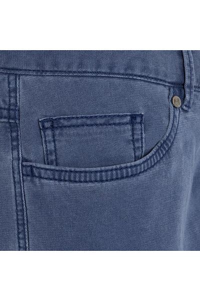 Hiltl 5 Pocket Blue Cotton Elastane Slim Fit Trousers