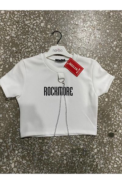 İkizler Caliente - Chain Detailed Crop Top