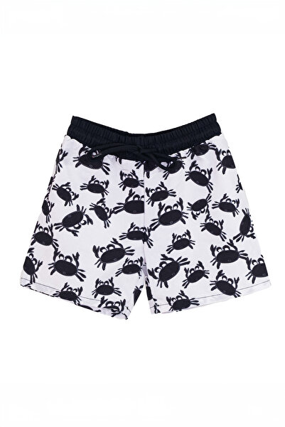 TooHot Αγόρι Μαύρο-Λευκό Σορτς Θάλασσας