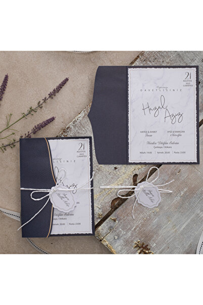 abcofis Düğün Davetiyesi Eko Polen Davetiye Baskılı 40402