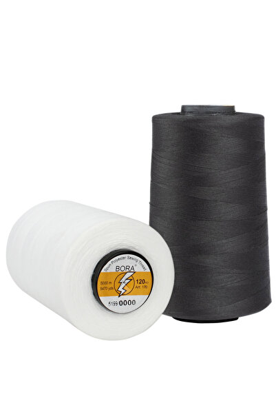 Bora خيط أبيض وأسود - طقم من قطعتين