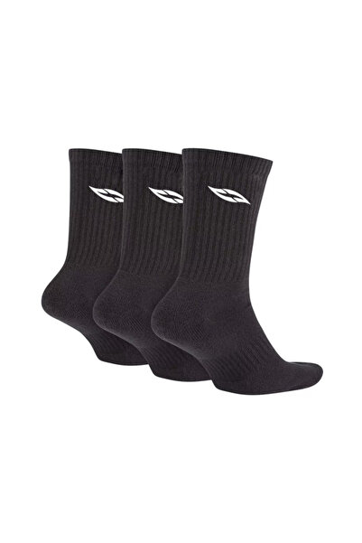Voit VOİT SV904-001  UZUN SPOR ÇORAP 3'LÜ PAKET SİYAH