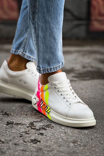 Chekich Ανδρικά παπούτσια Pittura Ch254 Cbt 501 - Aloha Yellow, Pink, White