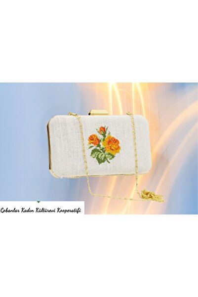 Çobanlar Kadın Kooperatifi Kanaviçe Gece Çantası