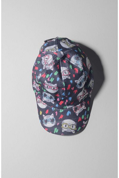 LUESS Cat Printed Girl's Hat