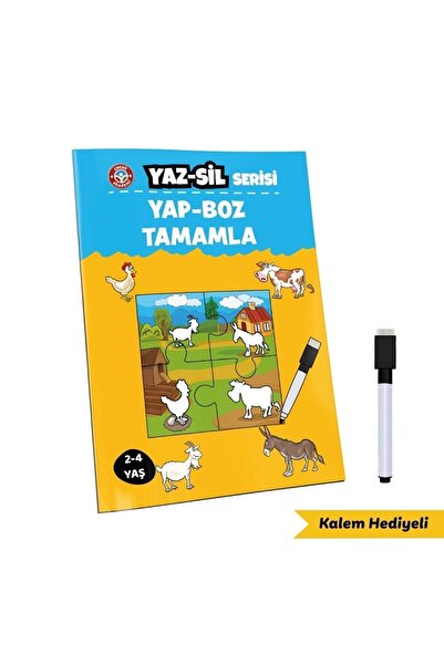 Çocuk Akademi Yaz Sil Serisi Yap-boz Tamamla
