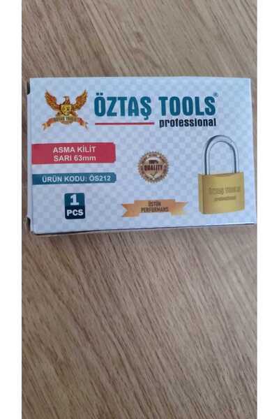 YEB AVM قفل أصفر أوزتاش 63 ملم - 3 مفاتيح
