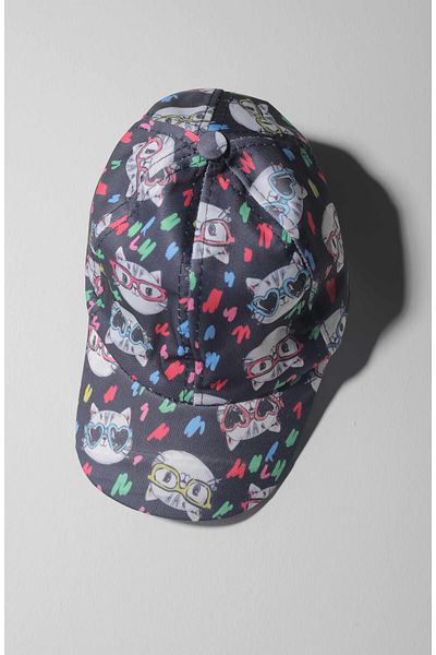 LUESS Cat Printed Girl's Hat