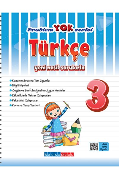 Salan Yayınları 3. Sınıf Problem Yok Serisi Türkçe Soru Bankası