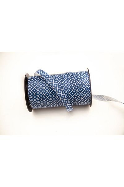 roco paper Ράφι με σχέδιο Ratio Blue Πρωτοχρονιά 1 cmx50 m
