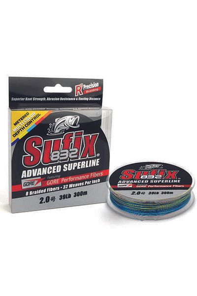 SUFIX 832 Advanced Rope Line Multicolor 0.42mm - 100m - 39kg